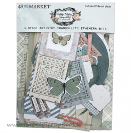 49 and Market-Vintage Artistry Tranquility Ephemera bits